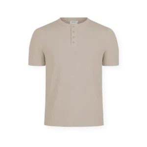 SLIM RIB HENLEY T